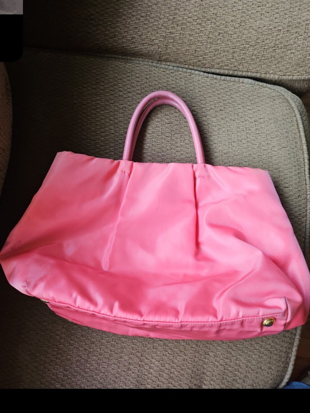 Prada Pink Bow Tote Bag - Picture 3 of 14